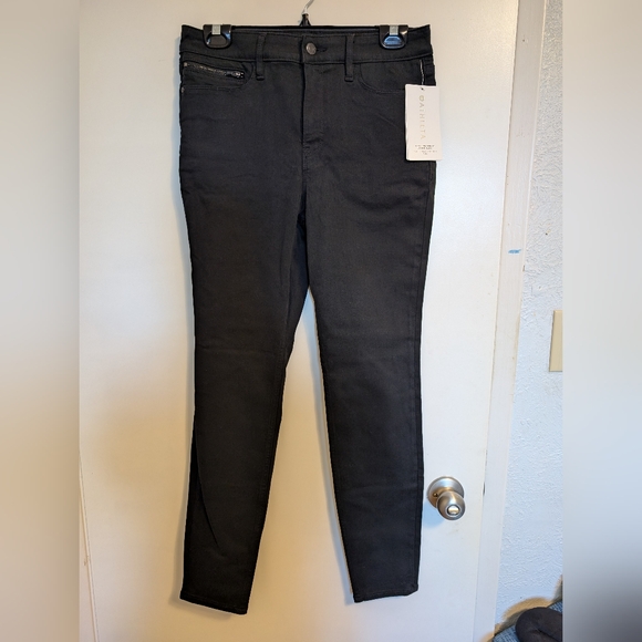 NWT Athleta flex ultra skinny jean pant in black - size 10 - Picture 4 of 8